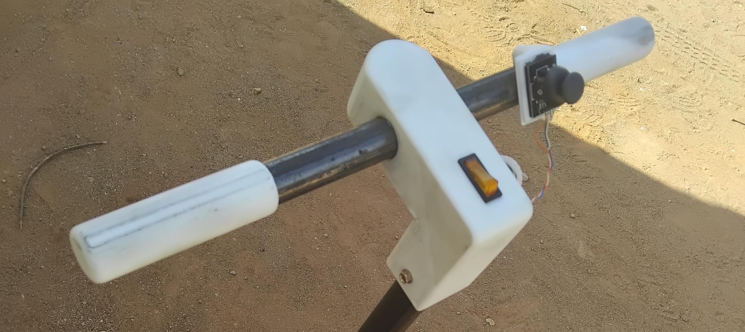 3D printed right handle with throttle